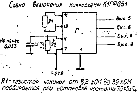 микросхема К1ГФ651